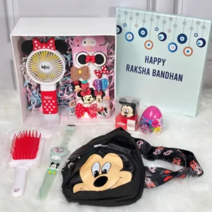 Rakhi Hamper Mickey Minnie Disney Themed Gift Box for Sister Zomm